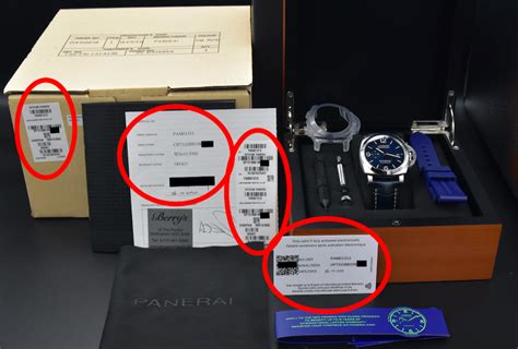 panerai watch serial numbers|pam guard warranty.